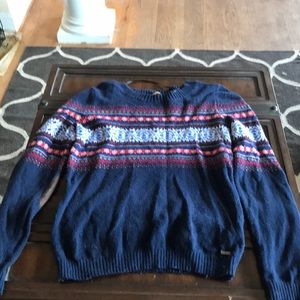Fair isle fitted sweater